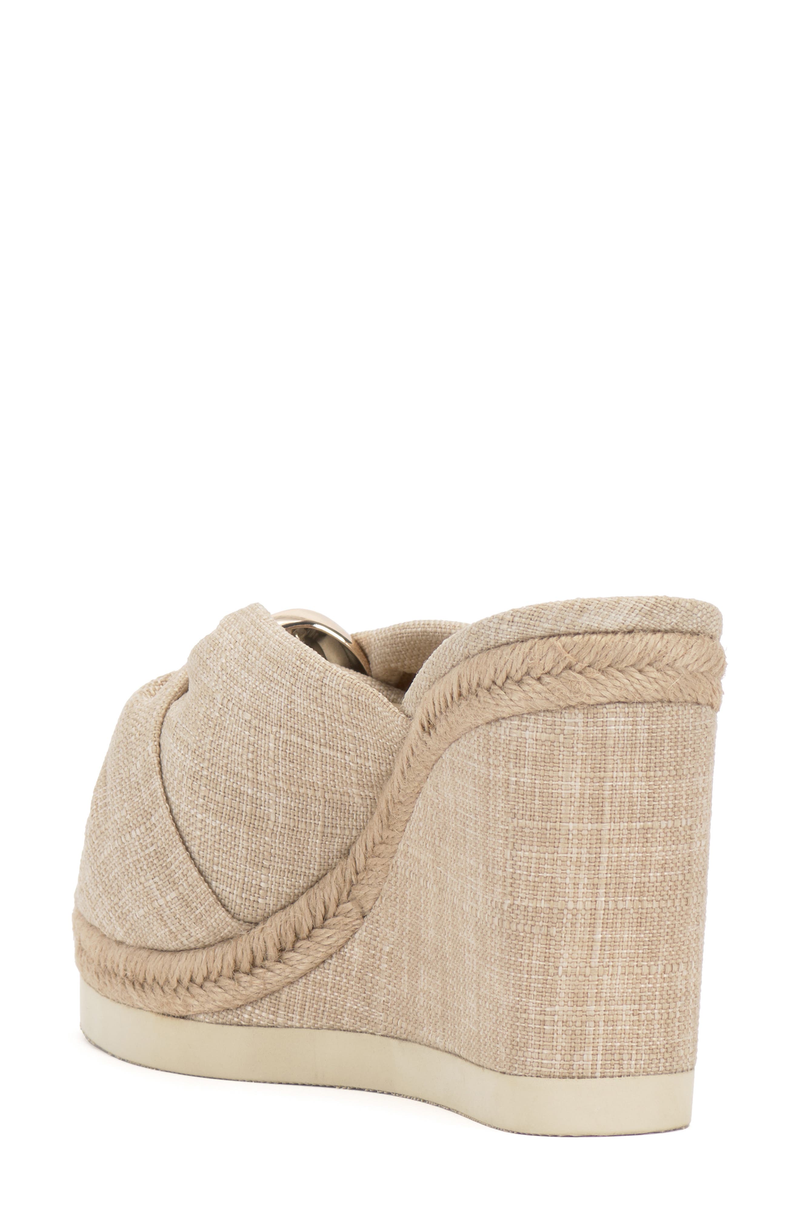 Vince Camuto Briana Platform Wedge Sandal, Alternate, color, Natural Rltsnl