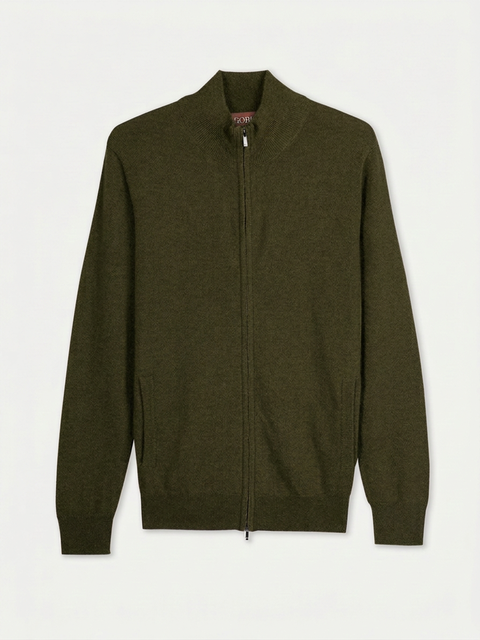 Timeless Full-zip Cashmere Cardigan