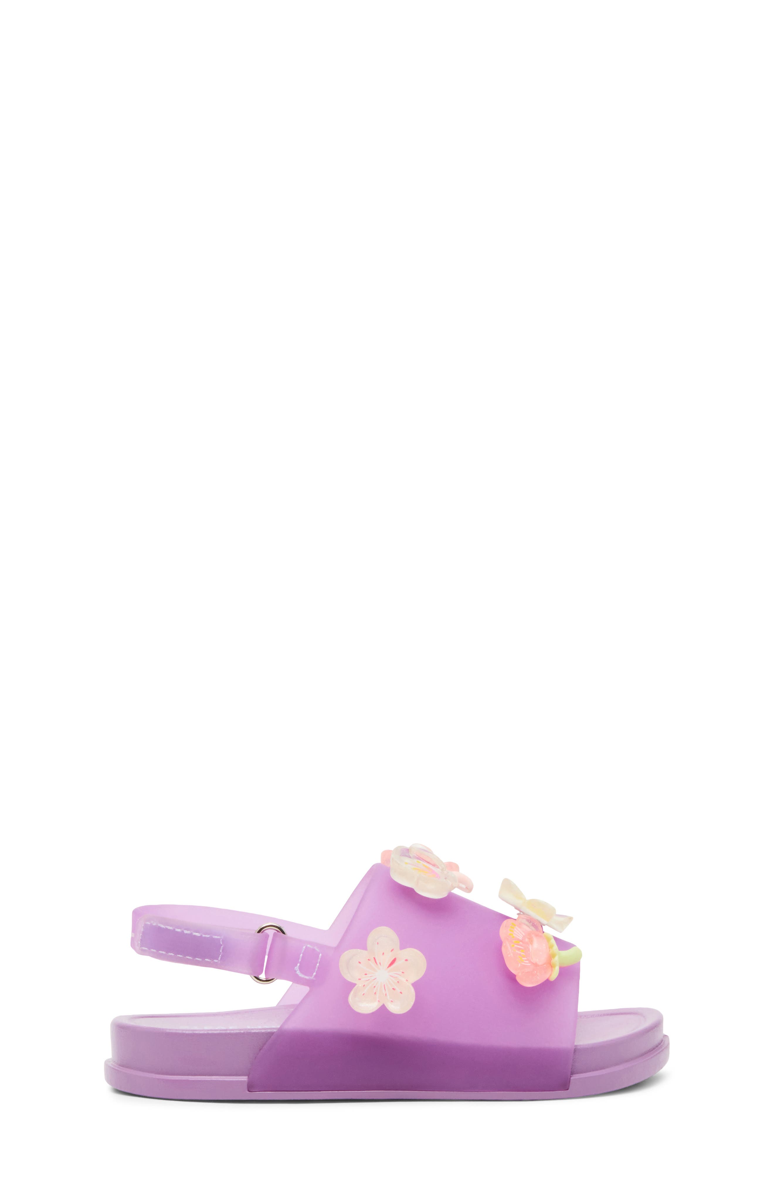 Steve Madden Kids' Tivey Floral Slingback Sandal, Alternate, color, Purple