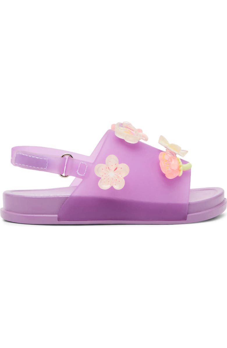 Steve Madden Kids' Tivey Floral Slingback Sandal, Alternate, color, Purple
