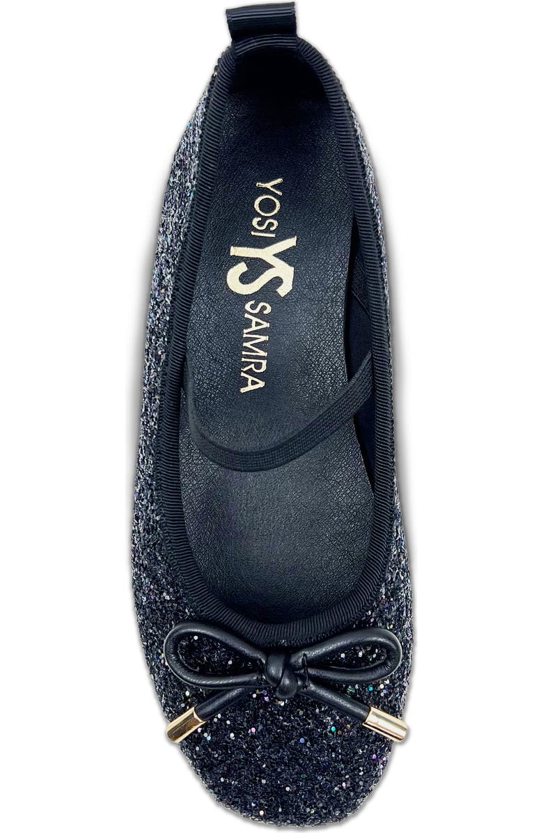 Yosi Samra Kids' Miss Emma Glitter Flat, Alternate, color,