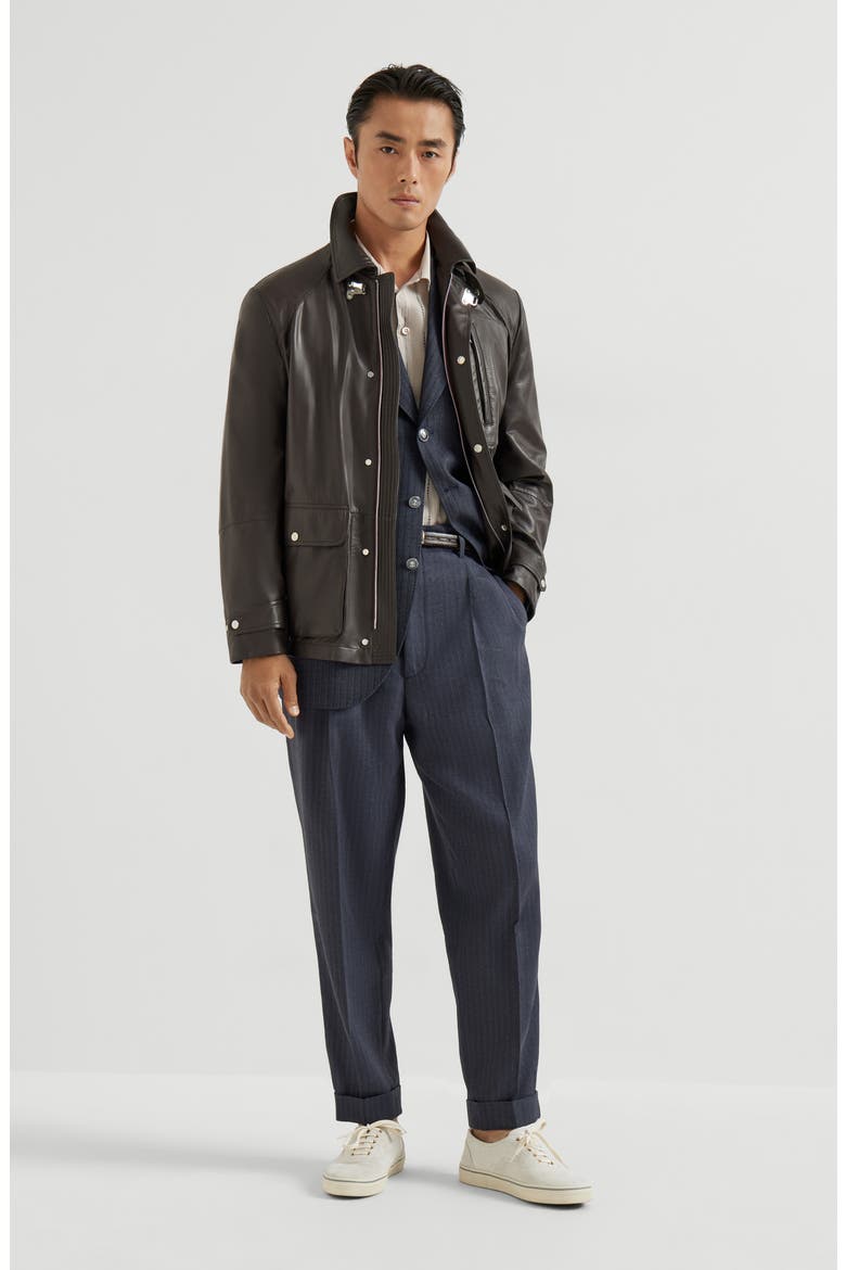 Chevron trousers, Alternate, color, Navy Blue