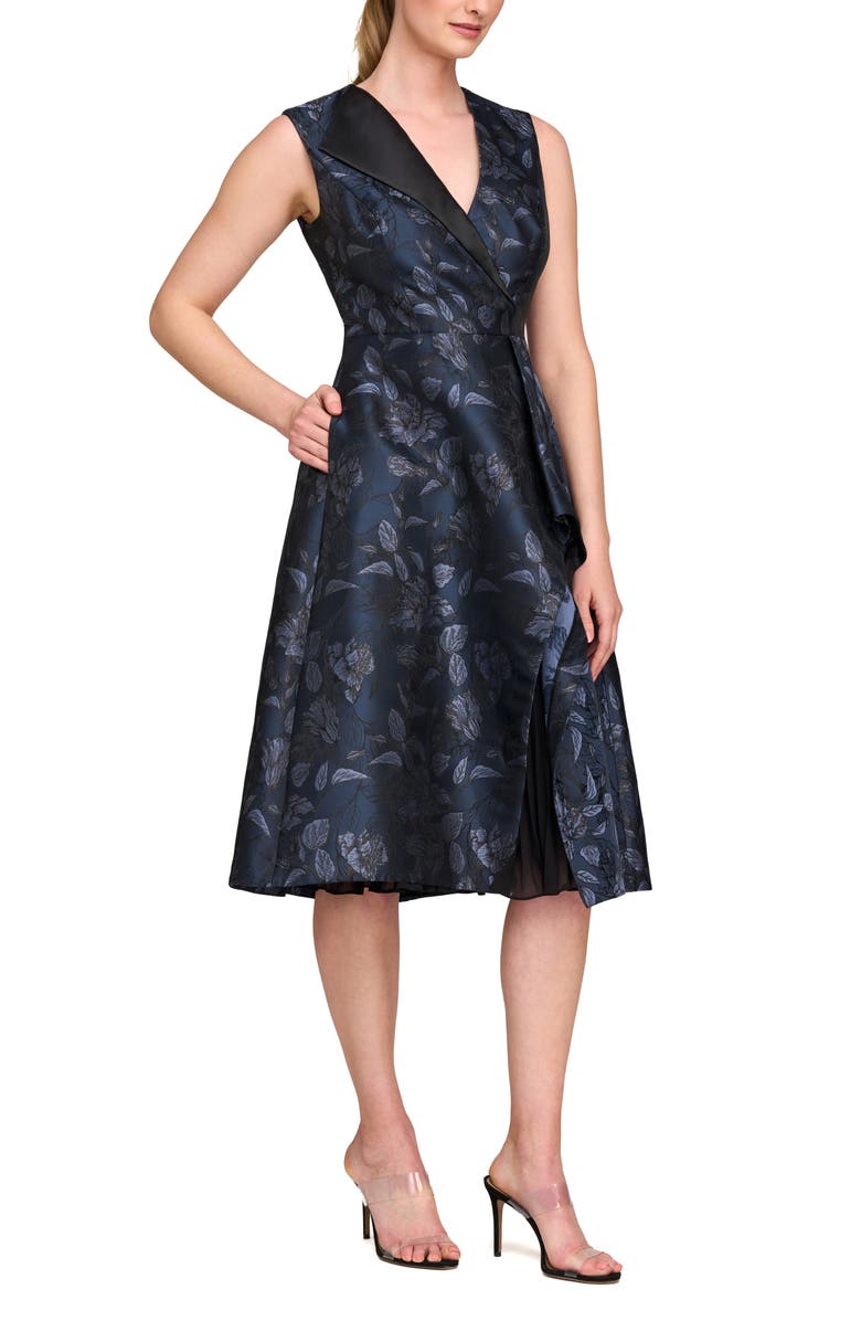 Kay Unger Lottie Sleeveless Fit & Flare Dress, Alternate, color,