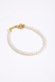 Joey Baby AA+ Freshwater Pearl Gold Plated Bracelet