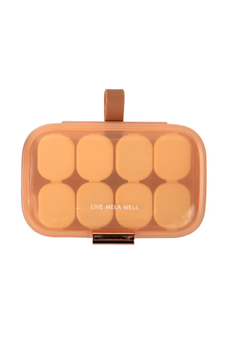 Mela Vitamins Weekly Vitamin Case, Main, color, Peachy Coral