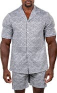Maceoo Marthy Short Sleeve Button-Up Shirt