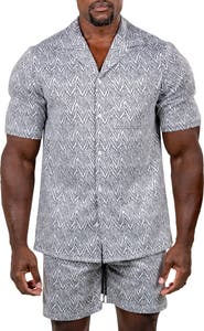 Maceoo Marthy Short Sleeve Button-Up Shirt