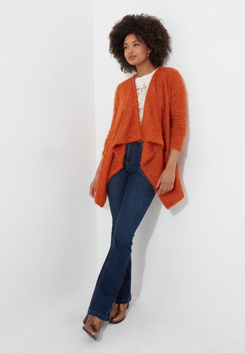 Fuzzy Cascade Cardigan (Plus)
