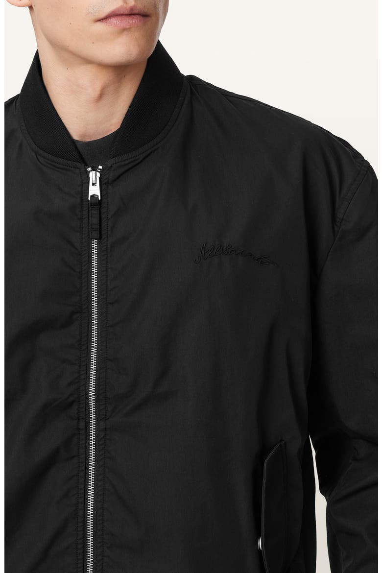 Sanders Bomber Jacket, Alternate, color, BLACK