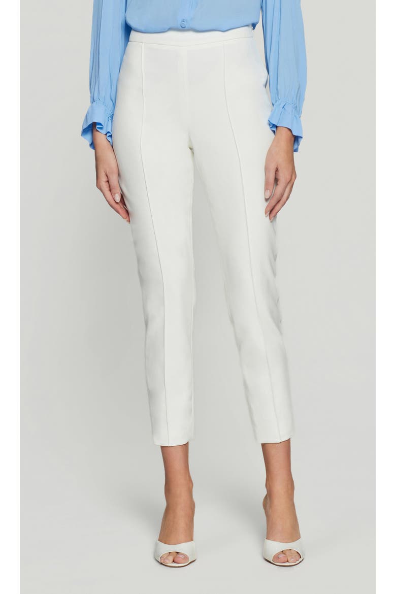Lonny Crepe Pants, Main, color, White