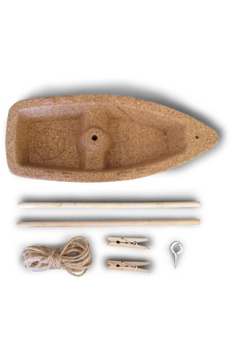 HABA DIY Cork Boat for Kids - Outdoor Toys for Kids 6 and up, STEM Craft Kit and Building Toys, Ideal 6 Year Old Birthday Gift, Alternate, color, Multi