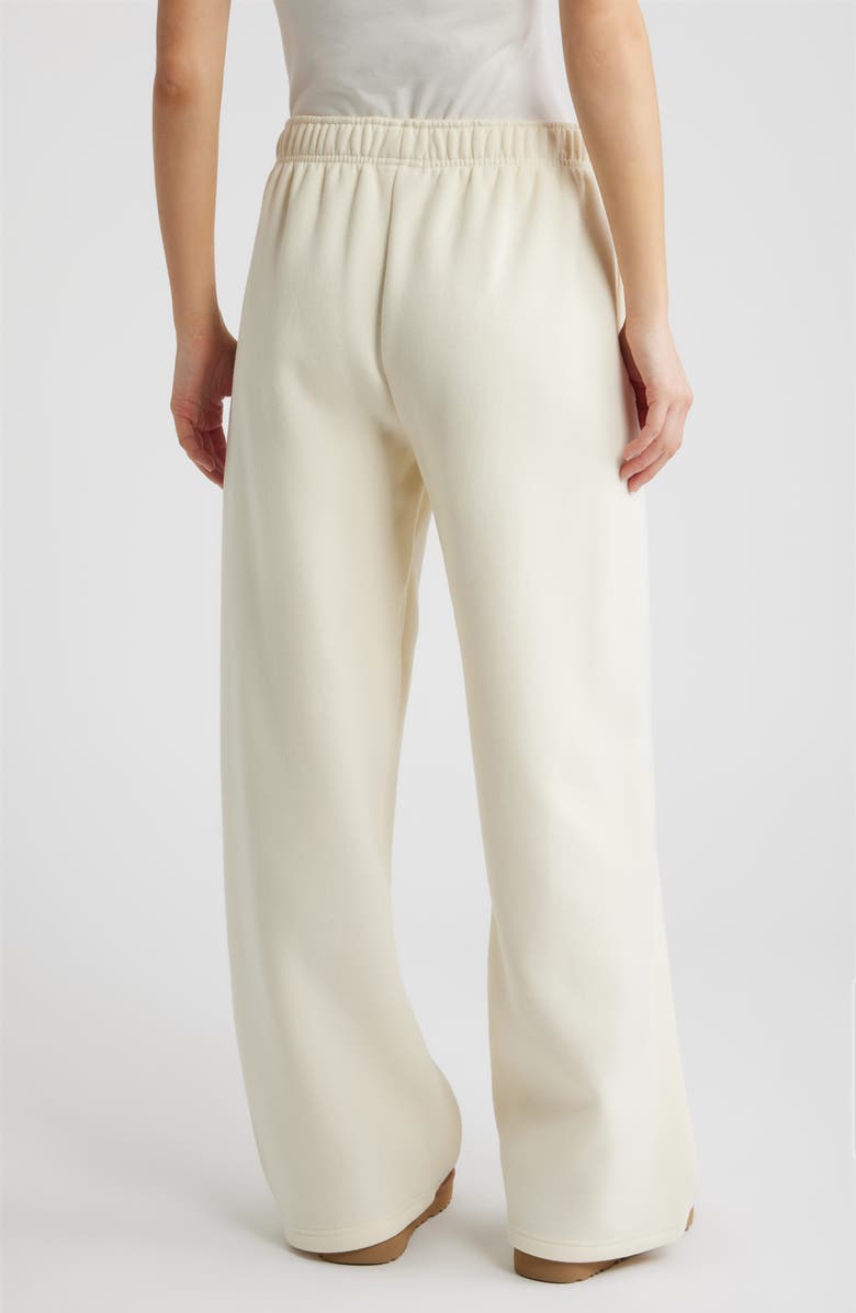 HAPPY CAMP3R World is Better Embroidered Graphic Sweatpants, Alternate, color, Cream