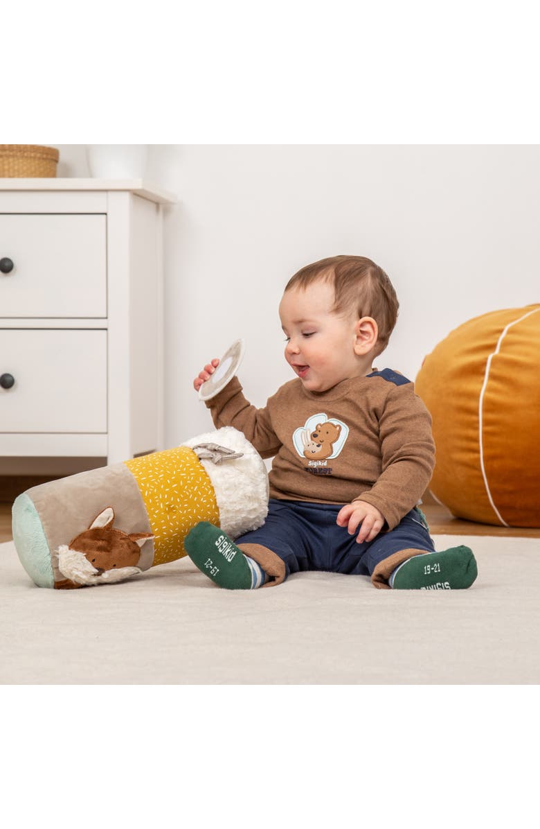 sigikid Fox Activity Roll with Rattle, Alternate, color, Multicolored