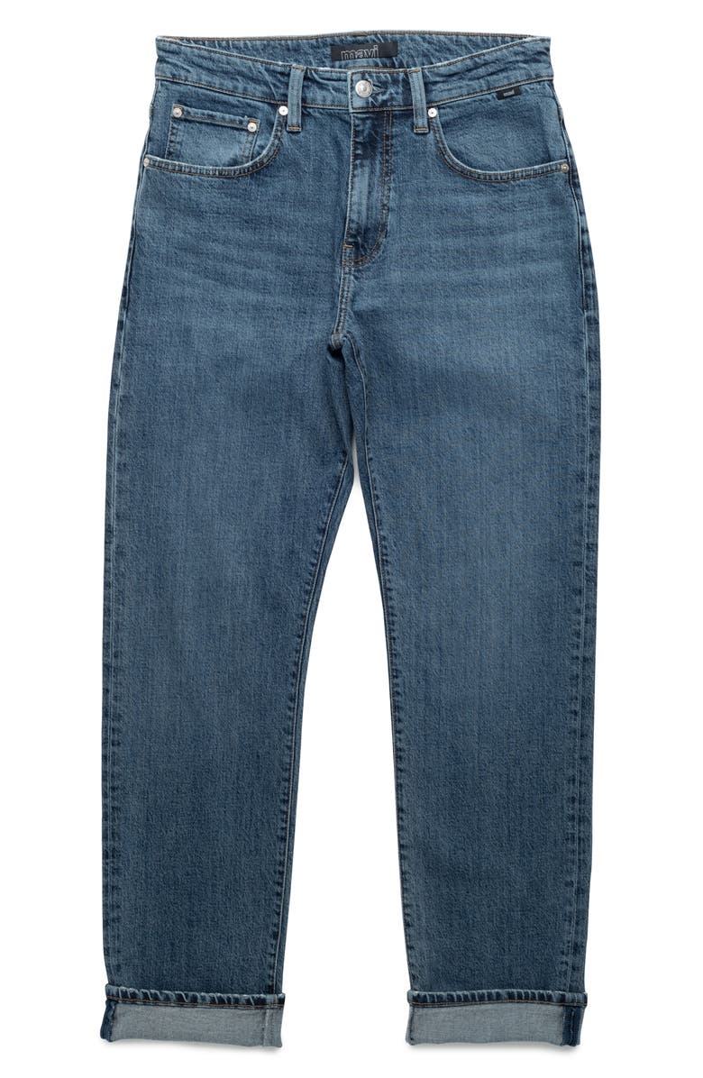 Mavi Jeans Zach Straight Leg Jeans, Alternate, color, Dark Faded Classic Blue