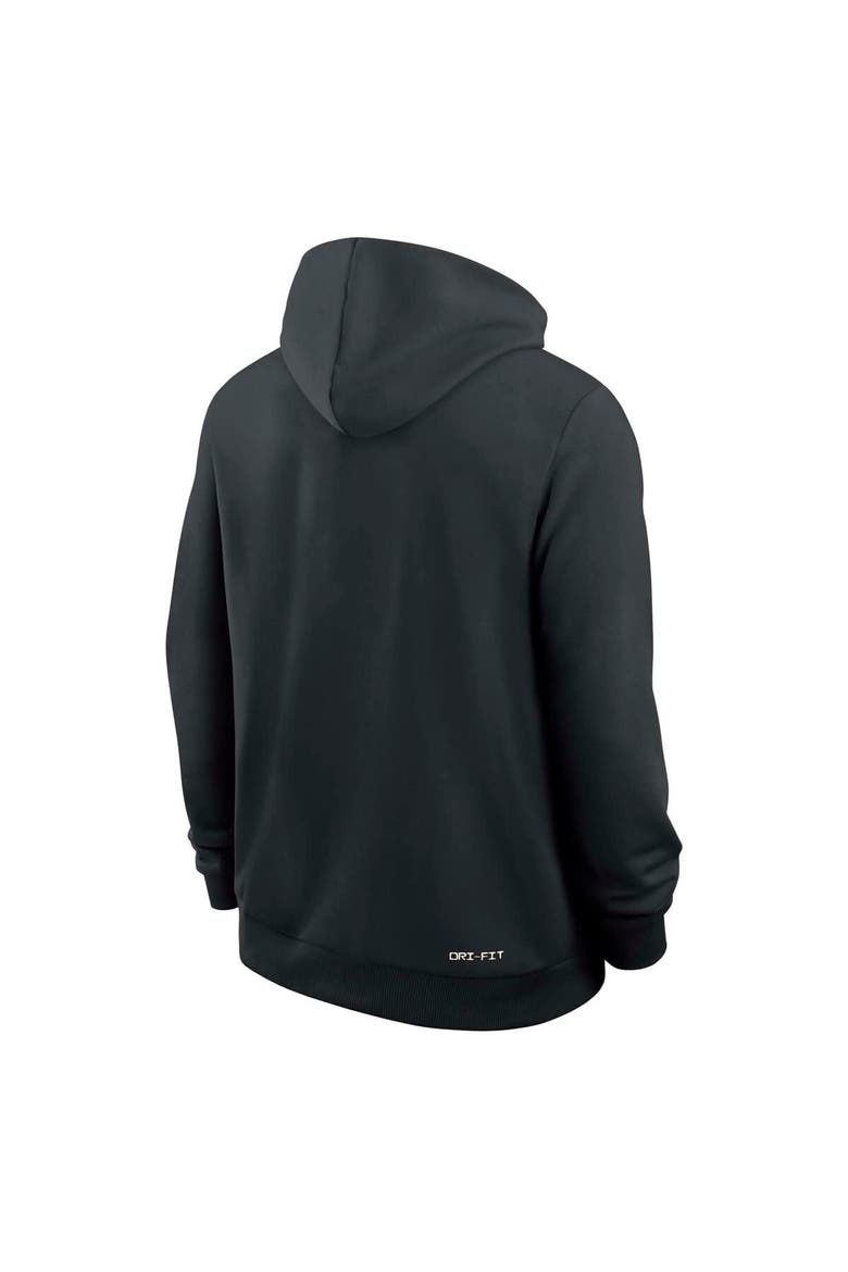 Men's Nike Black Oregon State Beavers 2025 Sideline Performance Pullover Hoodie, Alternate, color, Black