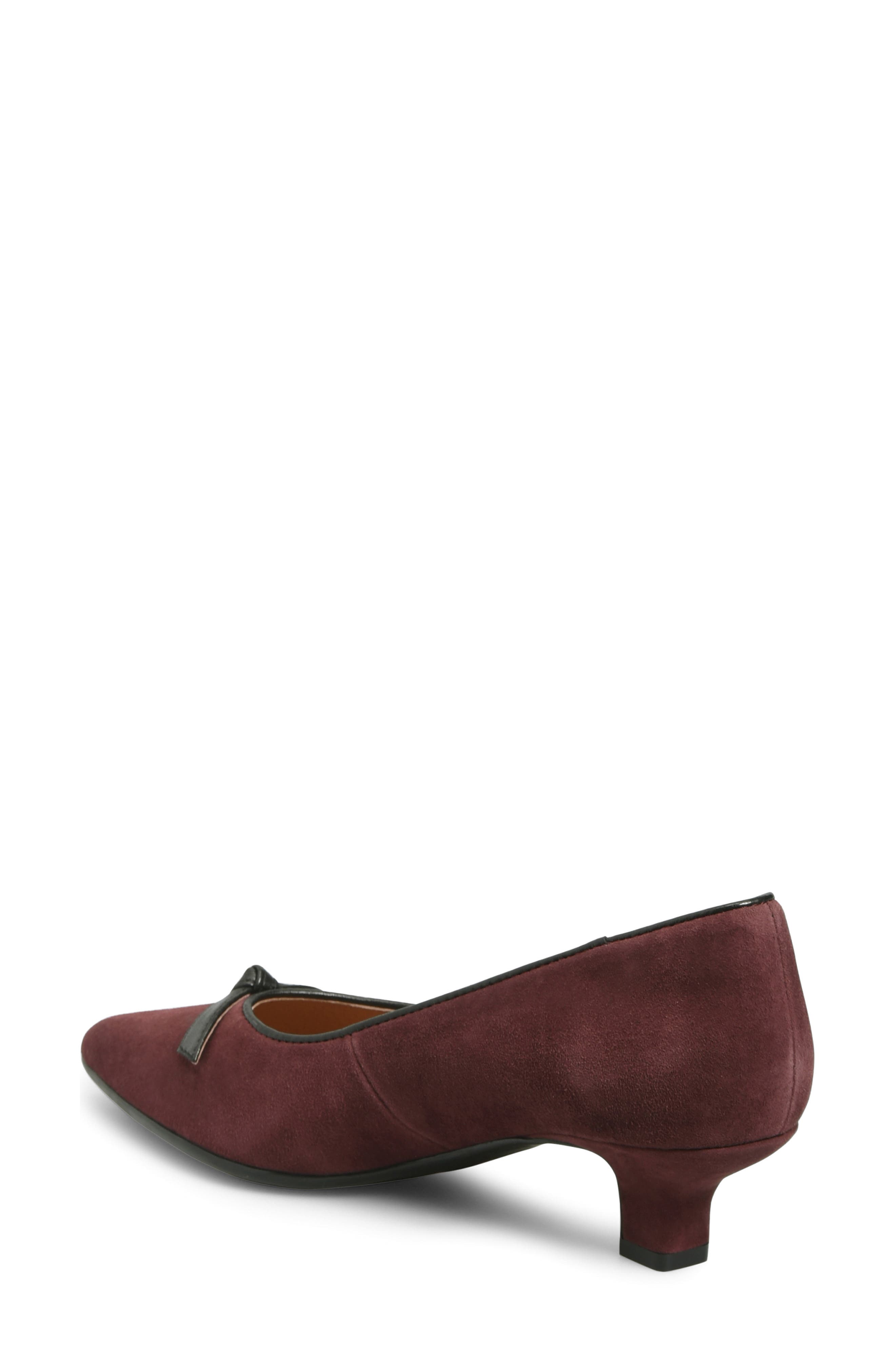 Shannon Pointed Toe Pump, Alternate, color, BURGUNDY