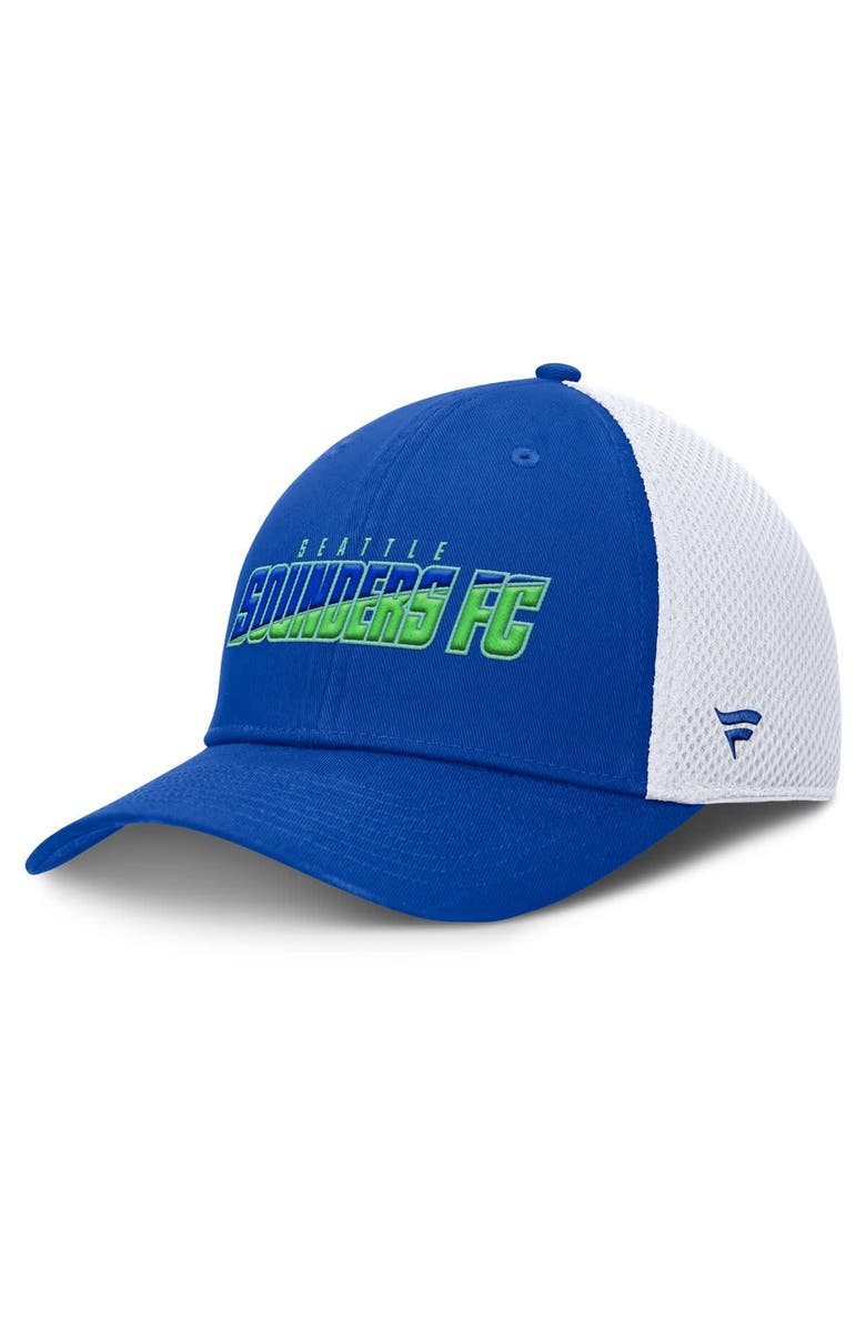 FANATICS Men's Fanatics Blue Seattle Sounders FC Rocket Flex Hat, Main, color, Blue