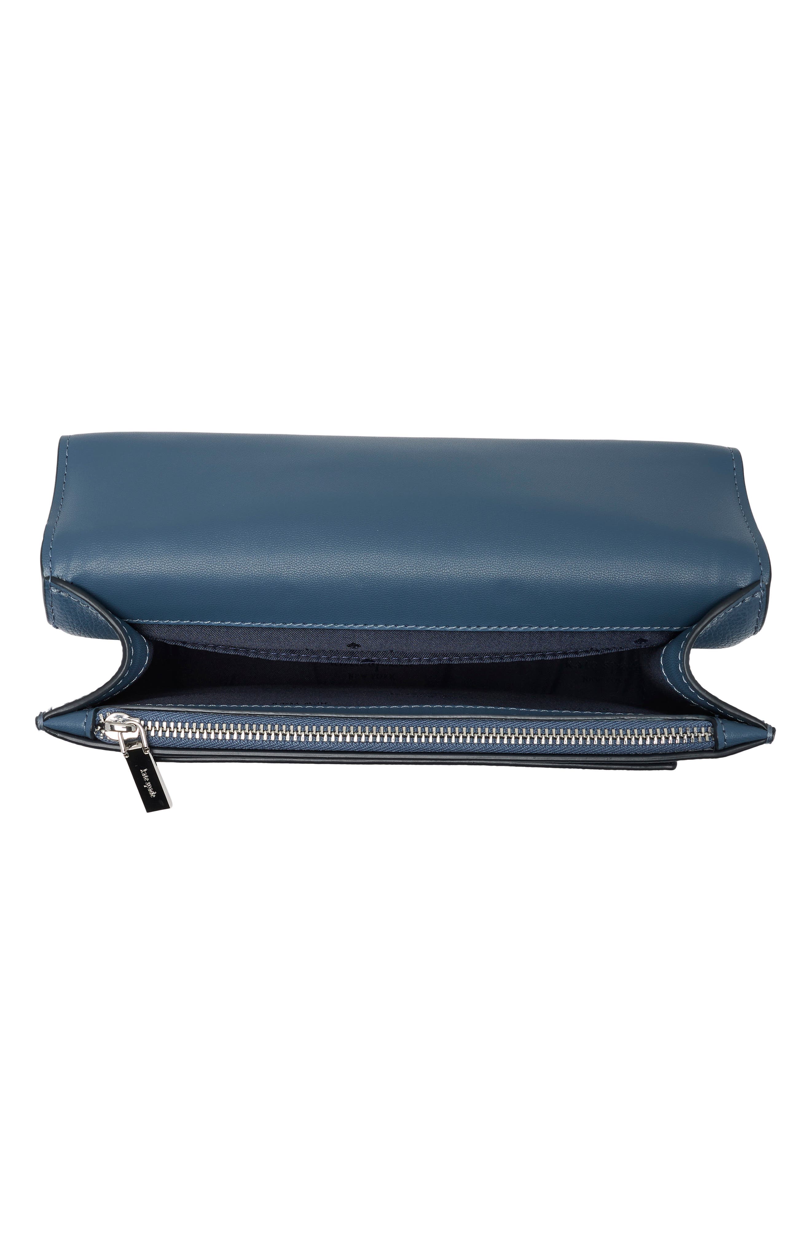 remi flap chain crossbody bag, Alternate, color, BLUESTONE