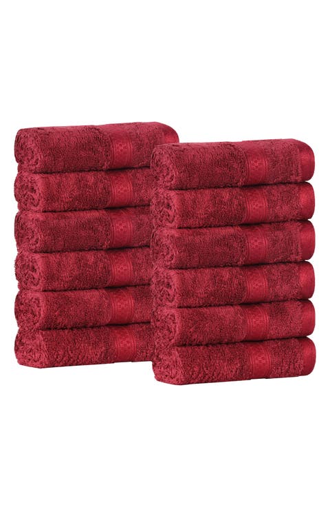 12-Pack Face Towel Set