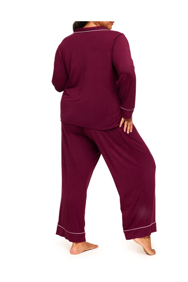 Matilde Long Sleeve & Pants Pajama Set, Alternate, color, Dark purple