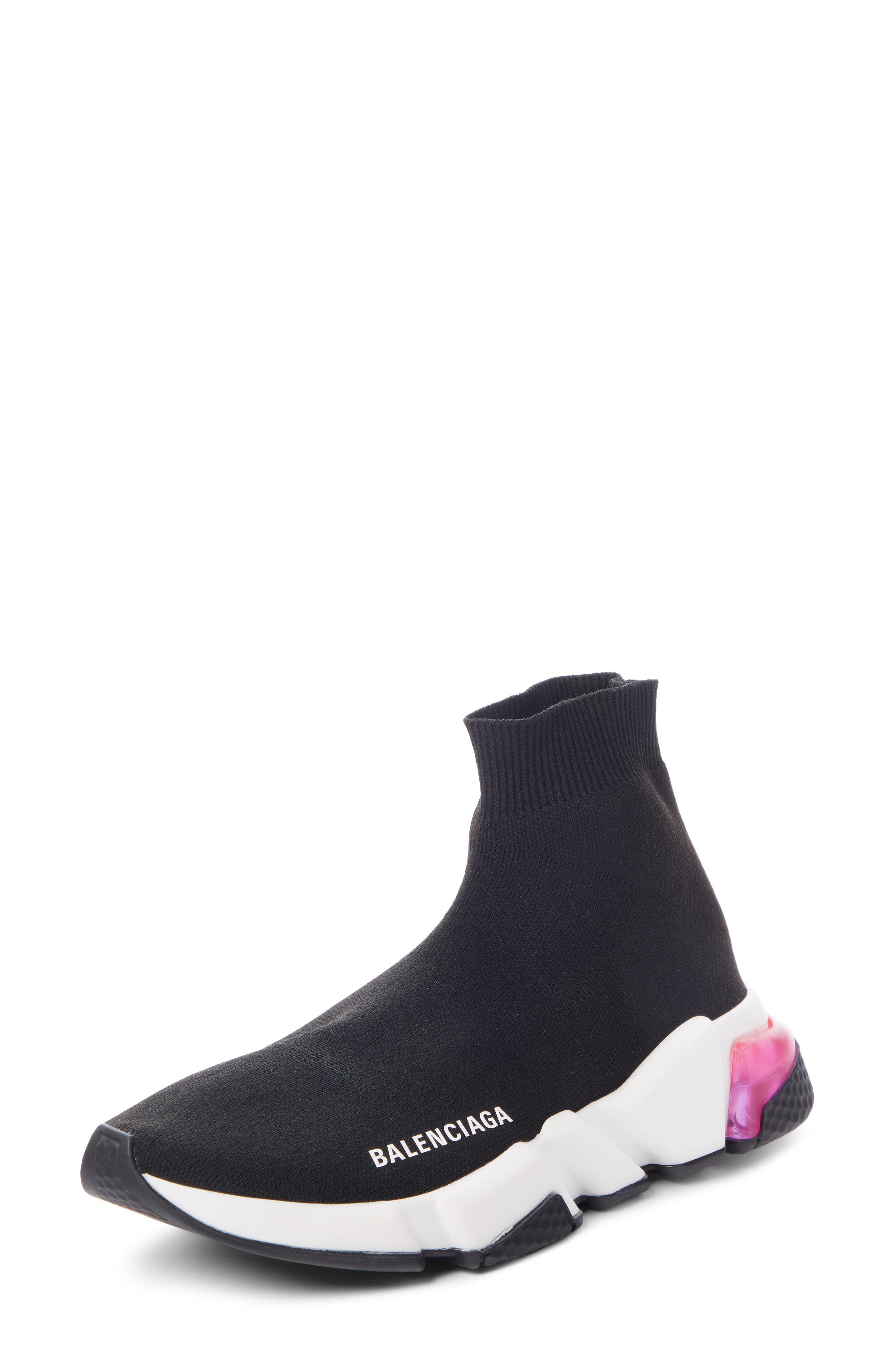 Balenciaga Mid Speed Sock Sneaker, Main, color, 