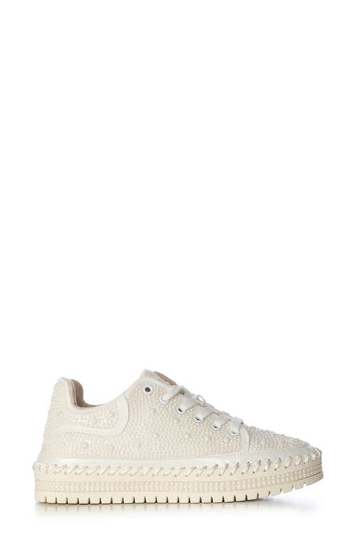 Azalea Wang Cardin High Top Sneaker In White