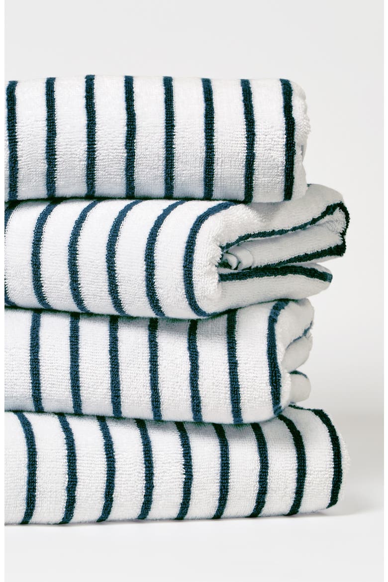 4-Pack Cabana Beach Towels, Alternate, color, STRIPES NAVY
