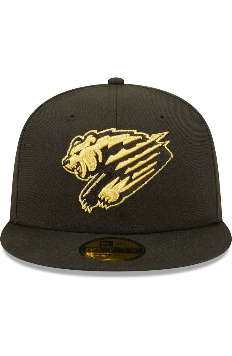 New Era Men's New Era Black Fresno Grizzlies Authentic Collection Team 59FIFTY Fitted Hat, Alternate, color, 