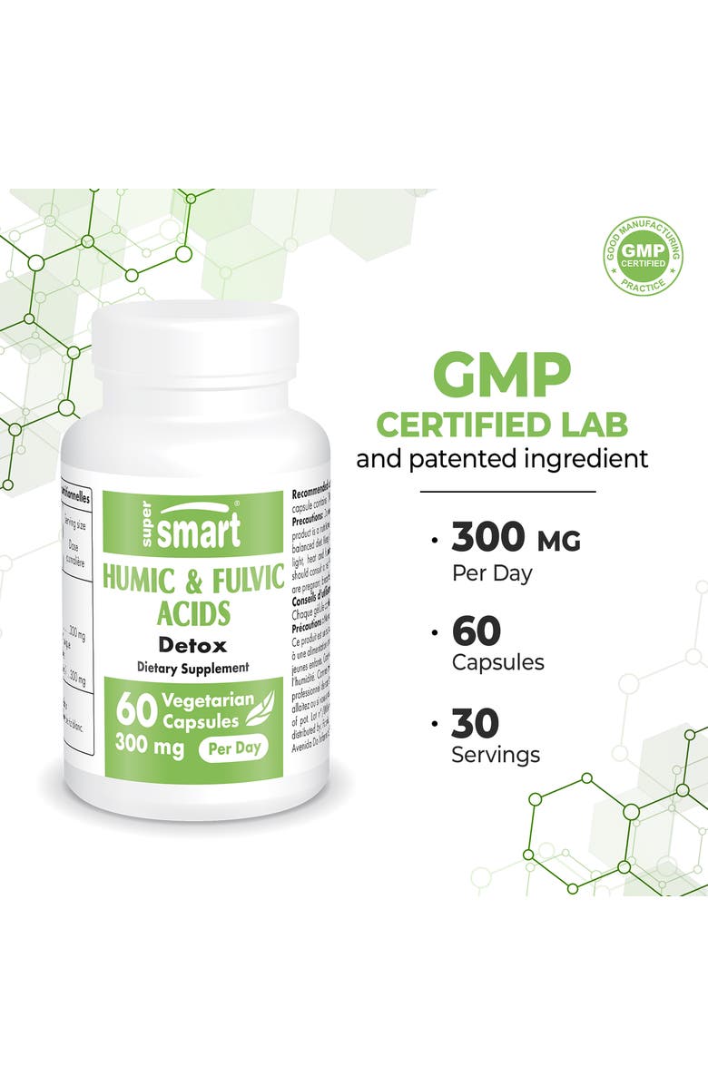 SuperSmart Humic & Fulvic Acid 300mg, Alternate, color, NO COLOR
