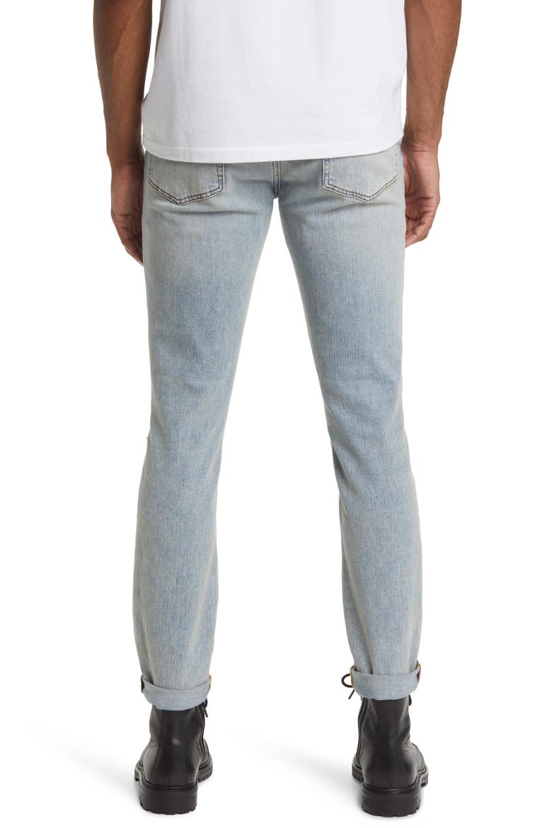 L'Homme Skinny Fit Jeans, Alternate, color, ASPEN RIPS