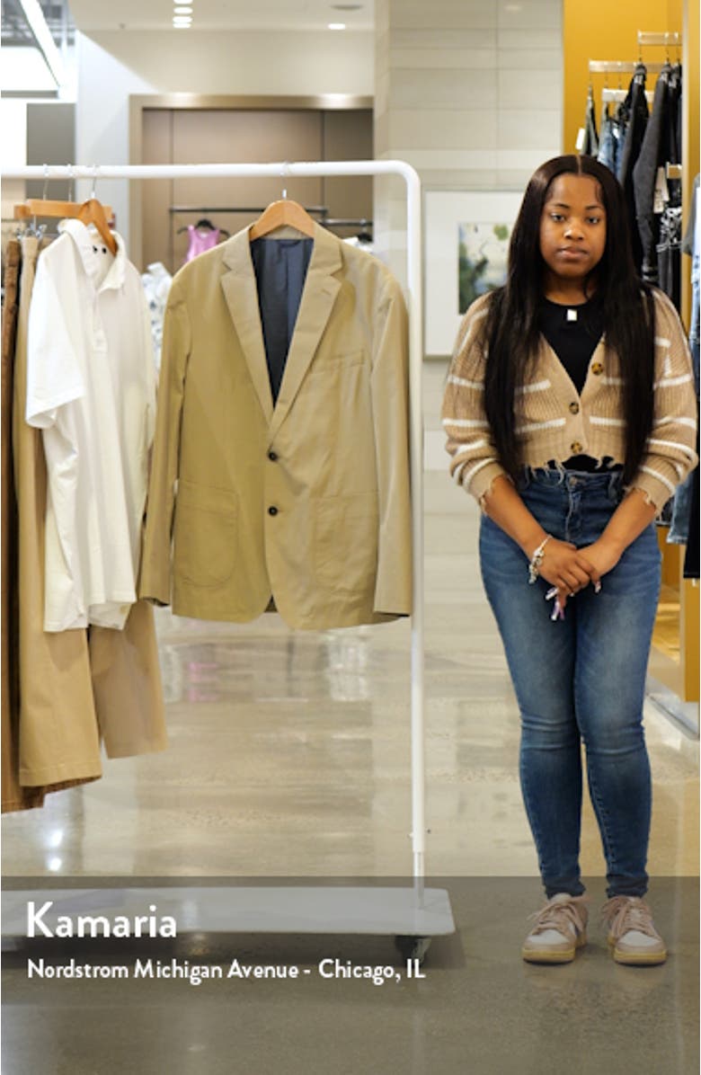 St. Arnaud Solid Cotton Sport Coat, sales video thumbnail