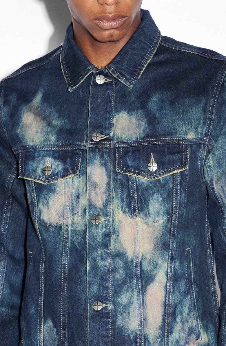Ksubi Journey Bleach Denim Trucker Jacket, Alternate, color, 
