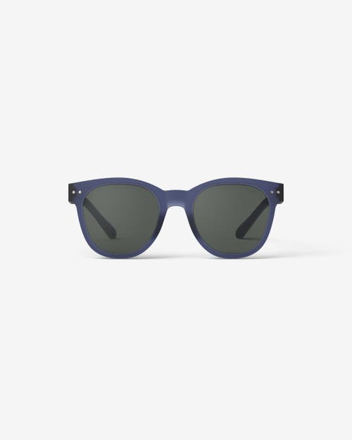 Izipizi Womens Indigo #n Oversized Square-framed Sunglasses In Gray