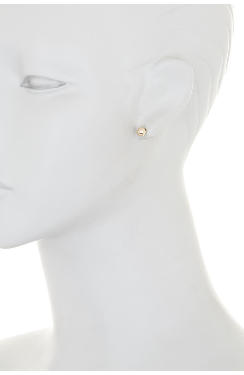 KARAT RUSH 14K Yellow Gold 6mm Ball Stud Earrings, Alternate, color, 
