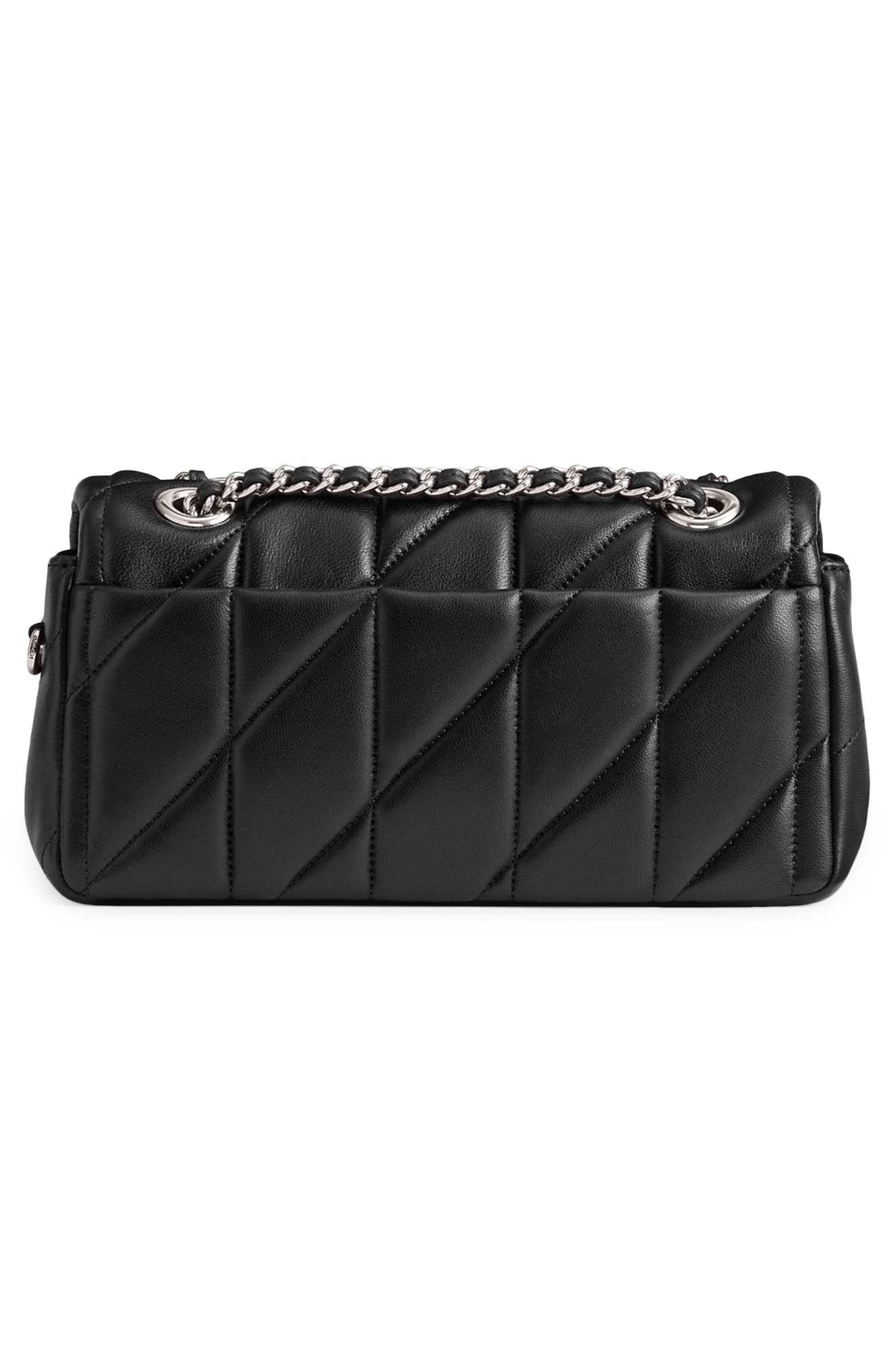 COACH Tabby 20 Quilted Shoulder Bag, Alternate, color, Black