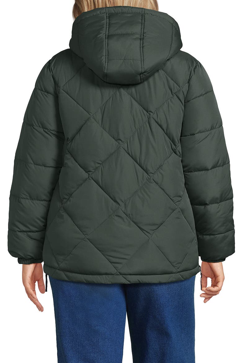 Plus Size FeatherFree Insulated Diamond Quilted Jacket, Alternate, color, Evening Forest