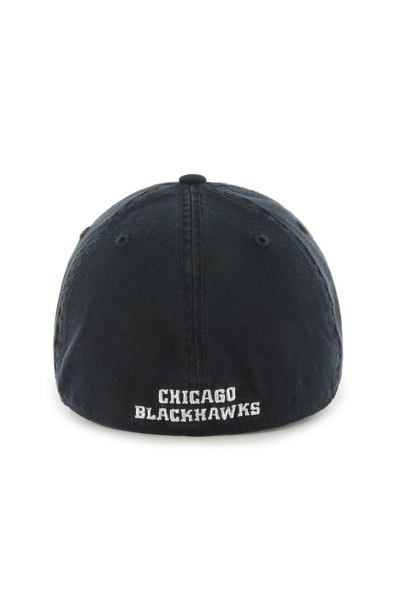 '47 Men's '47 Black Chicago Blackhawks Classic Franchise Fitted Hat, Alternate, color, 