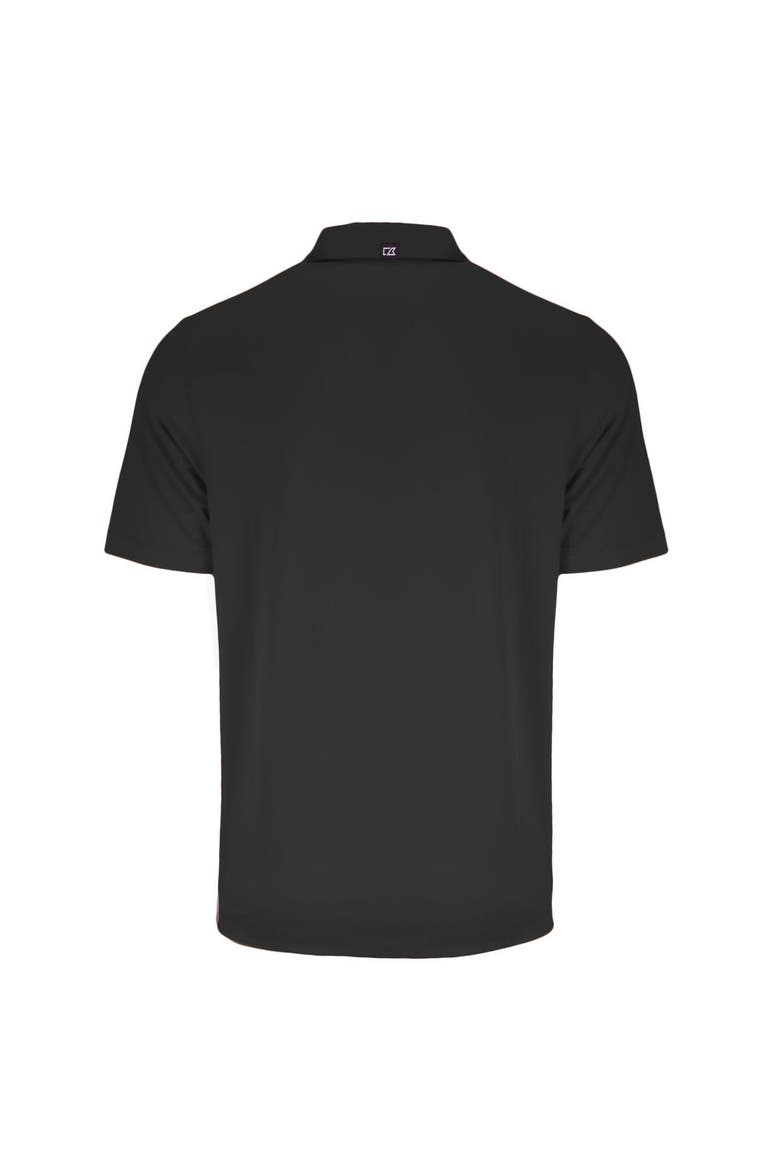 Men's Cutter & Buck Black Miami Dolphins  Forge Eco Stretch Recycled Polo, Alternate, color, Black