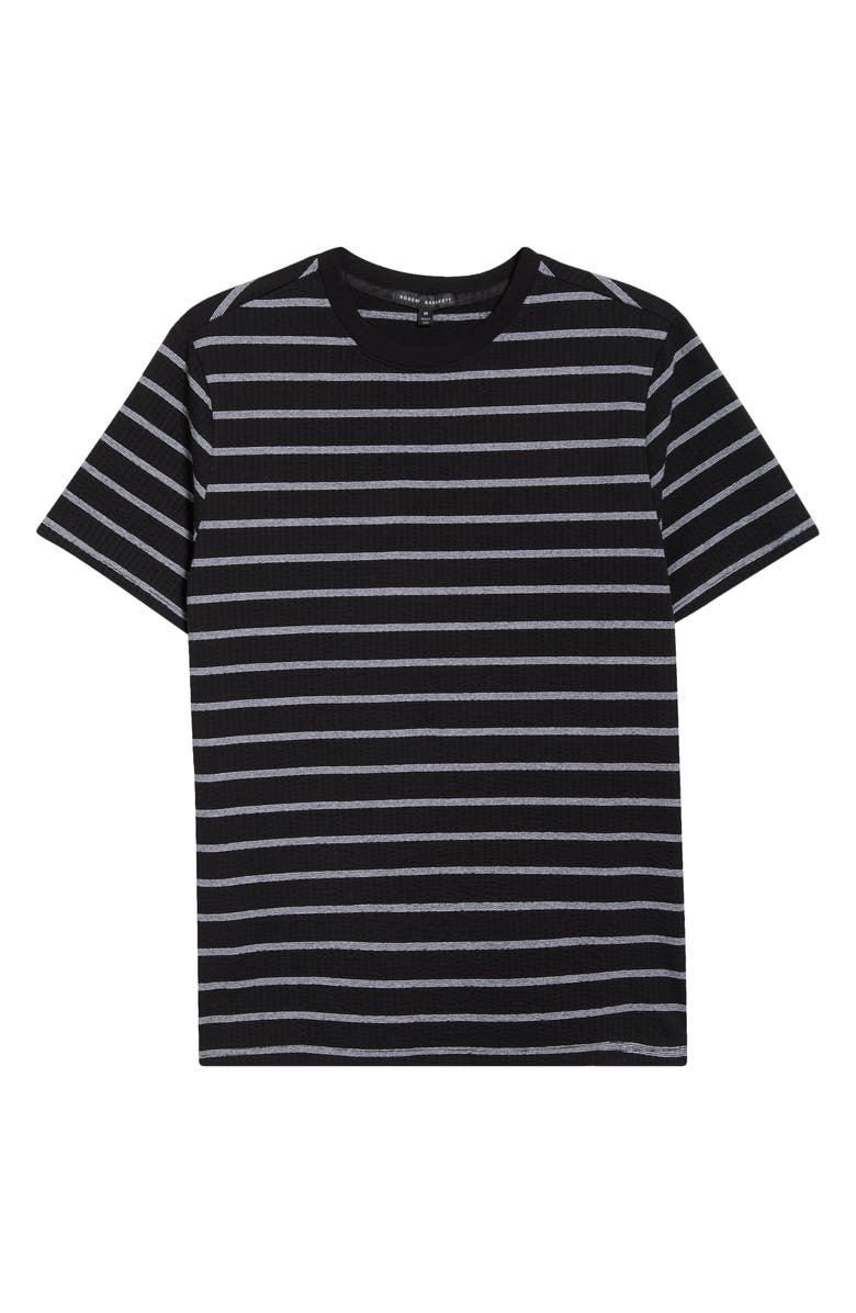 Robert Barakett Thiago Stripe T-Shirt, Alternate, color, Black