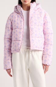LoveShackFancy Moore Floral Water Resistant Puffer Jacket