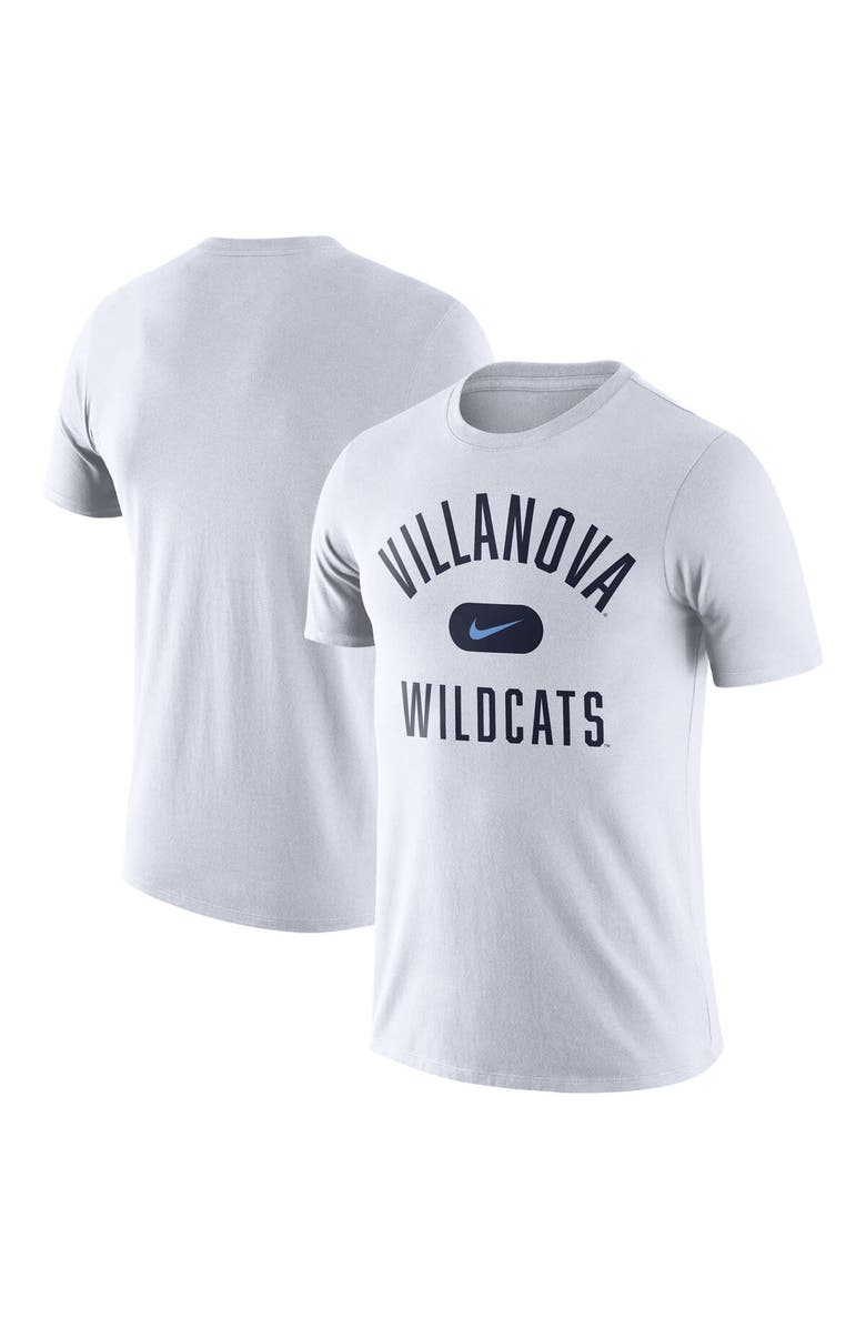 Nike Men's Nike White Villanova Wildcats Team Arch T-Shirt, Alternate, color, 