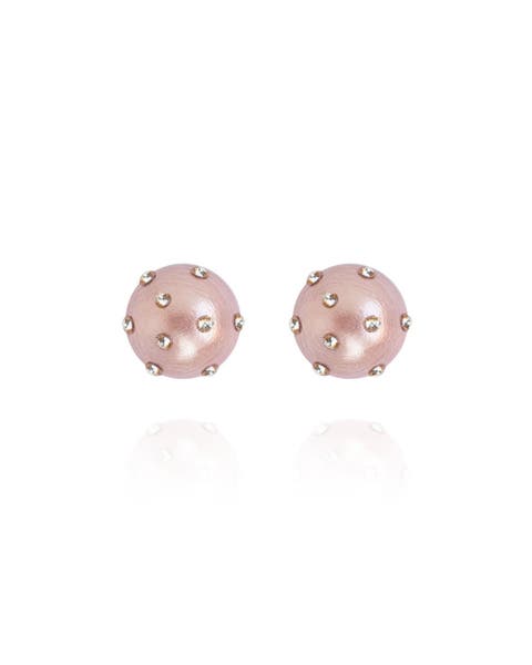 Gaia Jet Petite Earrings