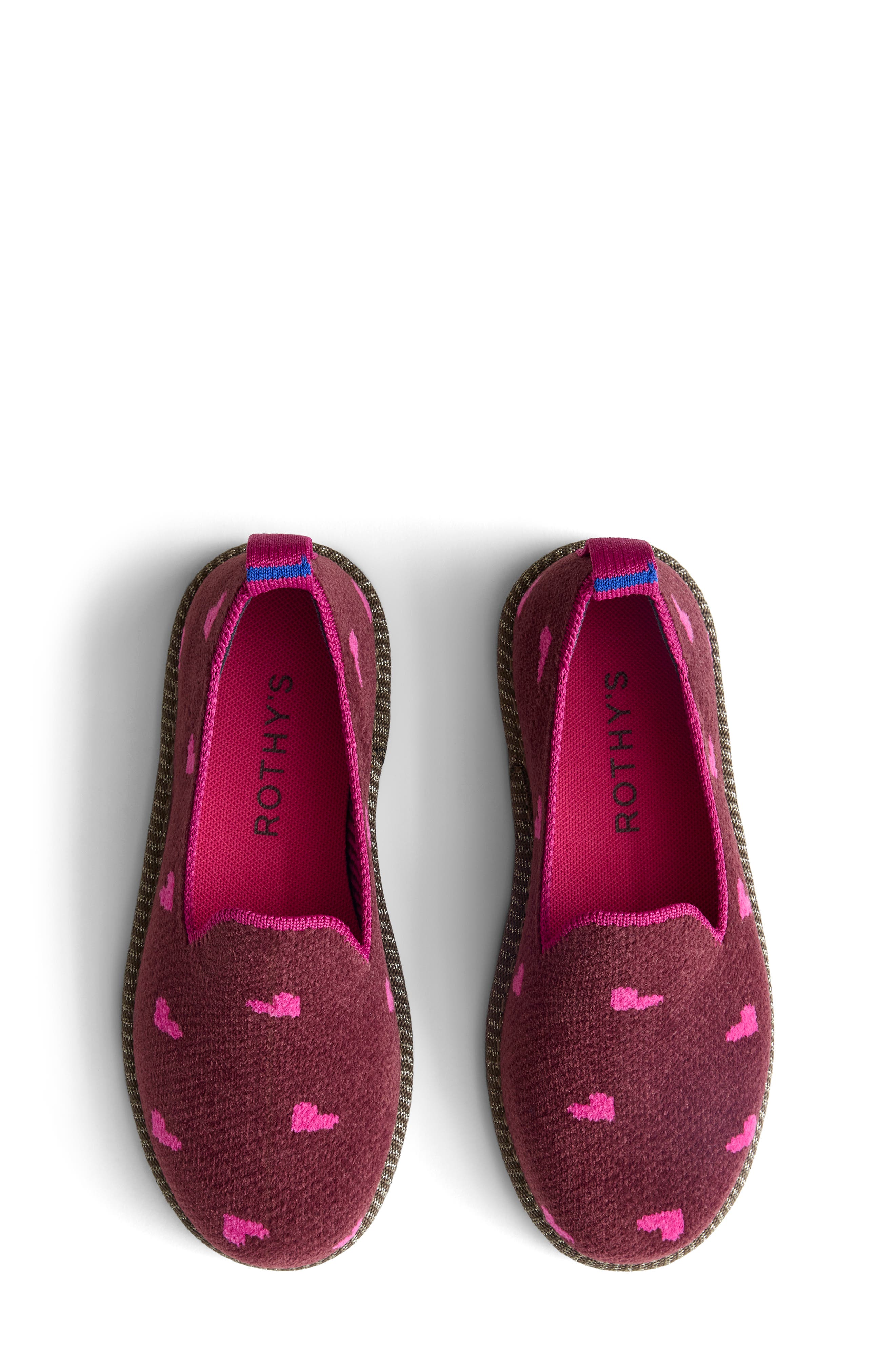 Kids' The Revelvet Mini Loafer, Alternate, color, REVELVET HEARTBEAT