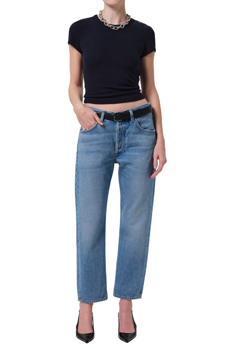Winslow High Waist Ankle Boyfriend Jeans, Alternate, color, TELEGRAPH