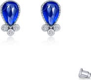 Lafonn Lab Grown Sapphire & Simulated Diamond Stud Earrings