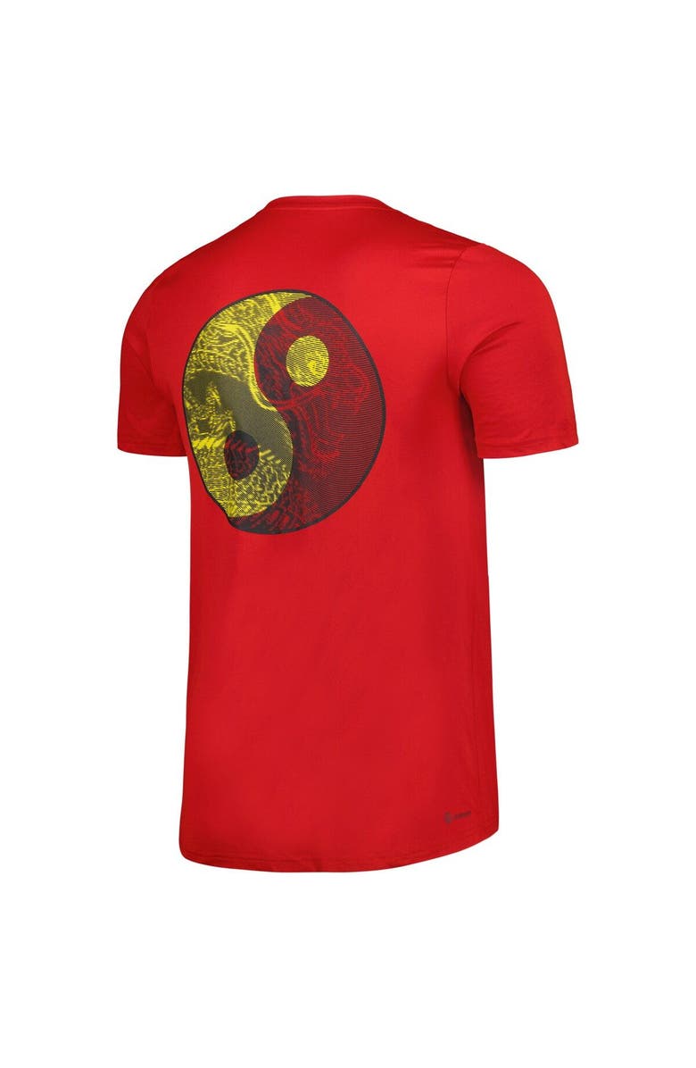 adidas Men's adidas Red Seattle Sounders FC Team Jersey Hook AEROREADY T-Shirt, Alternate, color, Red