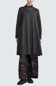 LUUKAA Fay Diagonal-Cut Jersey Dress