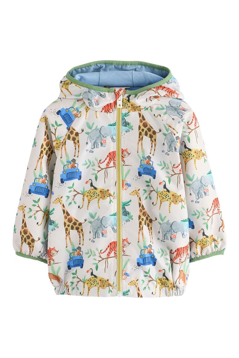 Kids' Safari Water-Resistant Hooded Jacket, Main, color, NEUTRAL