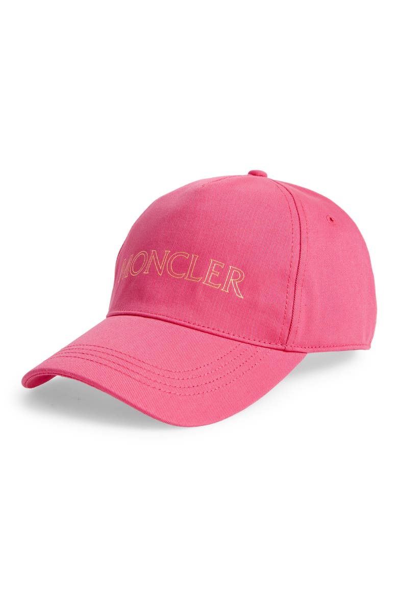 Logo Cotton Baseball Cap, Main, color, FUSCHIA