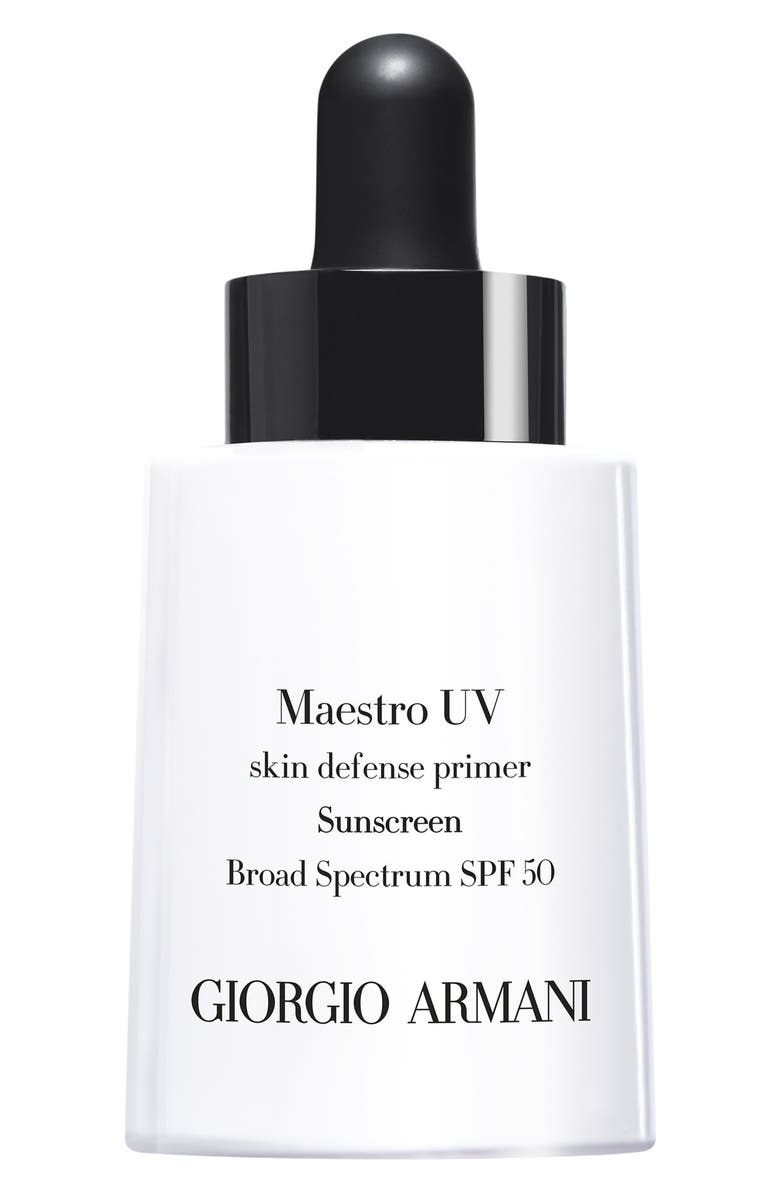 ARMANI beauty Giorgio Armani Maestro UV Skin Defense Primer Sunscreen SPF 50, Main, color, 